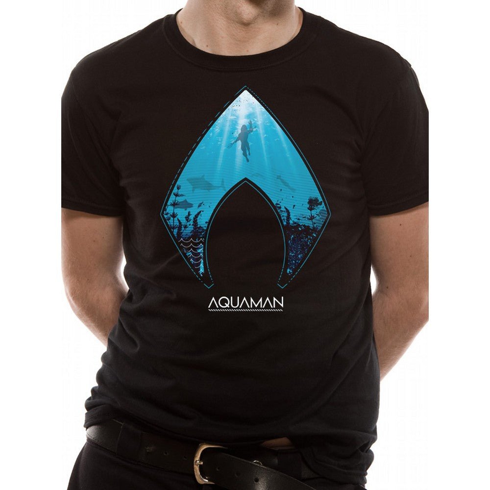 AQUAMAN アクアマン - Logo And Symbol / Tシャツ / メンズ - PGS